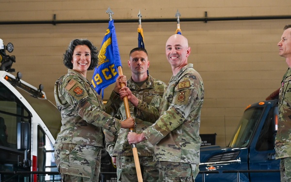 19th Civil Engineer Squadron Change of Command