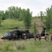 Security Forces Conduct Medevac Training with Army Aviation