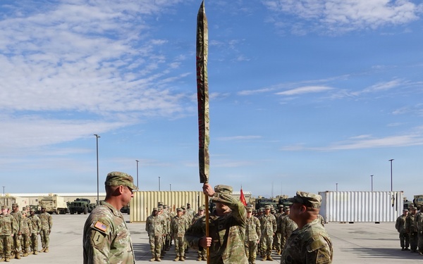 Mission Complete: 4‑27 Field Artillery uncases colors at Fort Bliss after border deployment