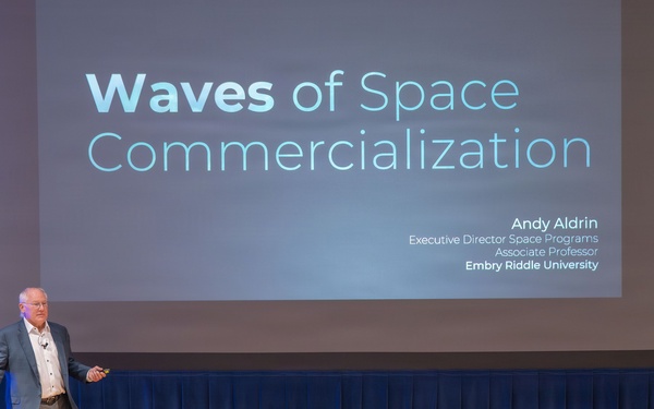 Dr. Andrew Aldrin Talks Space at Visit to Peterson