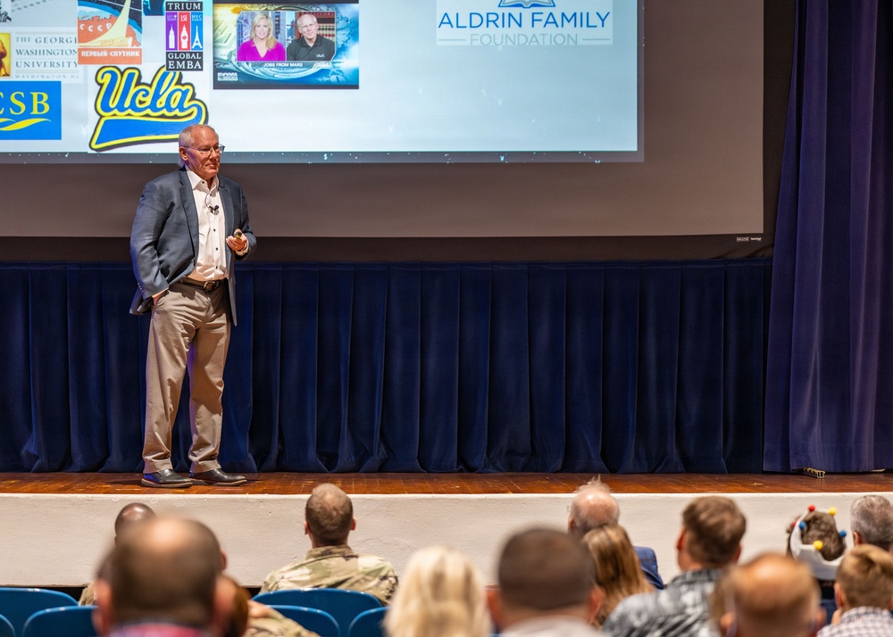 Dr. Andrew Aldrin Talks Space at Visit to Peterson