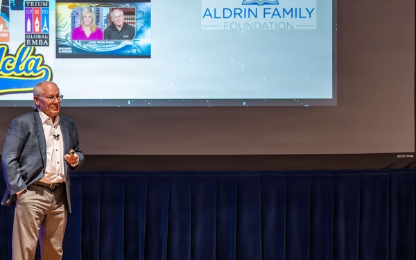 Dr. Andrew Aldrin Talks Space at Visit to Peterson