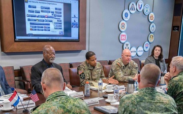 USASAC Hosts Netherlands Chief of Defense for Partnership Talks