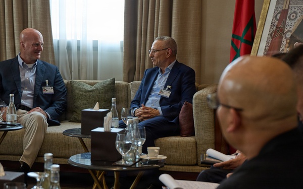 MARFOREUR/AF Commander meets with Royal Moroccan Navy Inspector at AMFS 2026