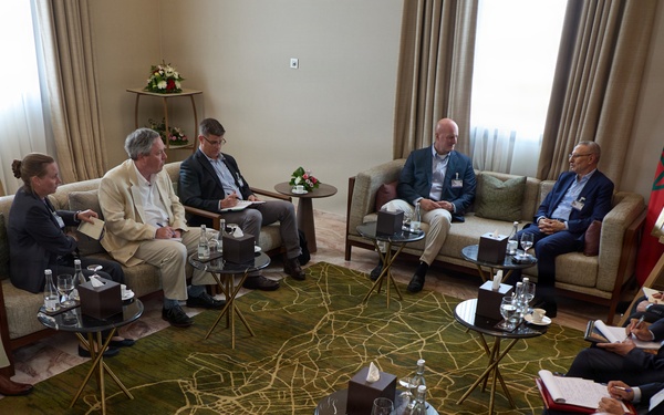 MARFOREUR/AF Commander meets with Royal Moroccan Navy Inspector at AMFS 2026