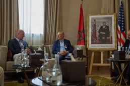MARFOREUR/AF Commander meets with Royal Moroccan Navy Inspector at AMFS 2026