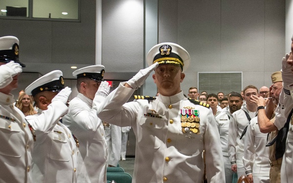 Cmdr. Daniel Brauer relieves Cmdr. Ryan Stewart as commanding officer of USS Henry M. Jackson (SSBN 730) Gold Crew