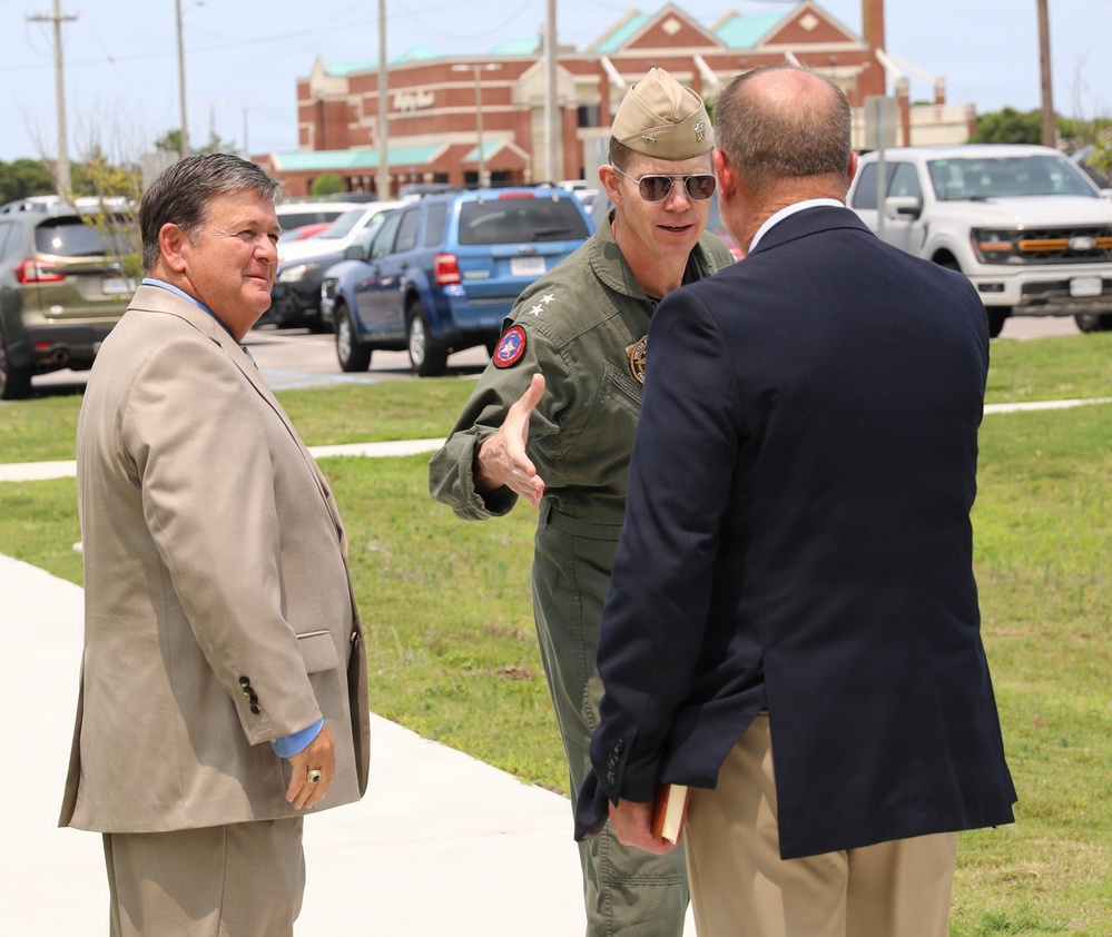 RADM Wosje Briefed on operations conducted at Chamberlain Hall, HEFTI GLOC.