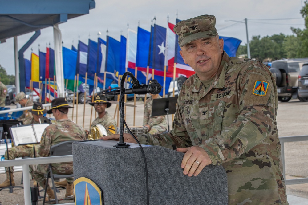 116th Military Intelligence Brigade Change of Command Ceremony