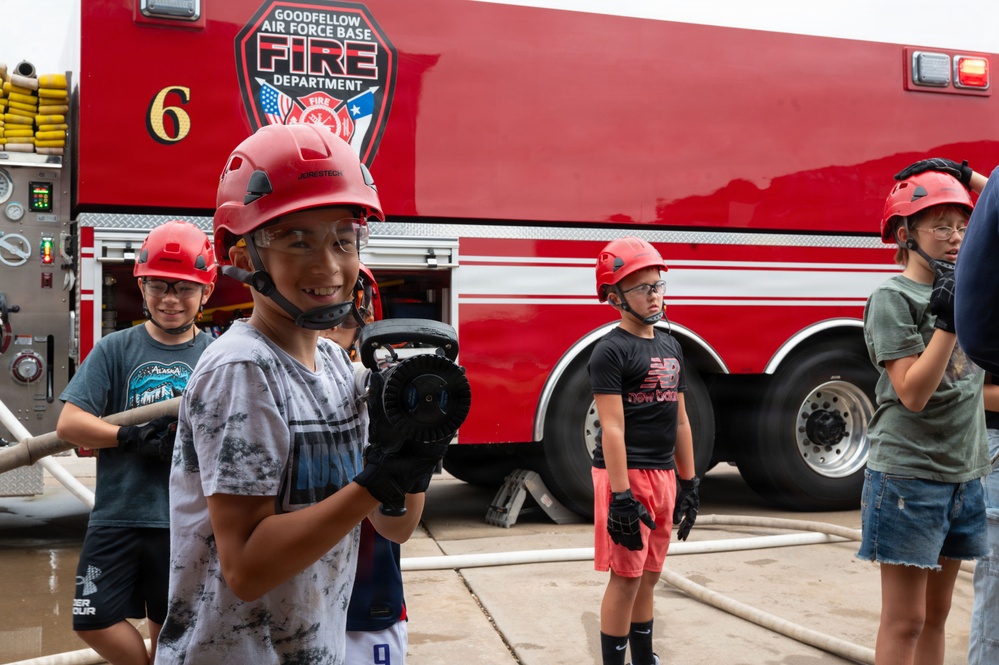 Goodfellow AFB Hosts Junior Firefighter Camp 2026