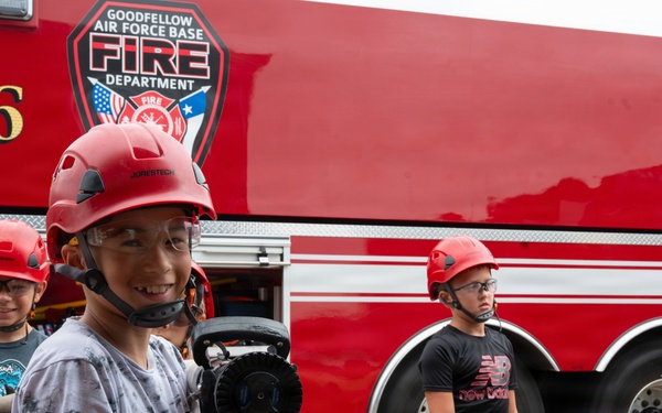Goodfellow AFB Hosts Junior Firefighter Camp 2026