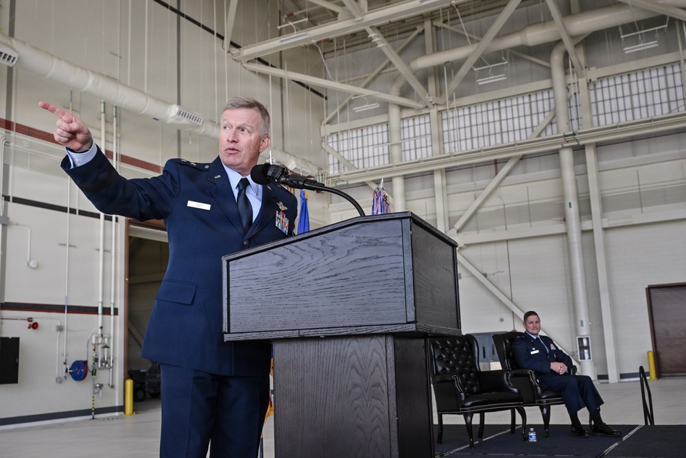 349th Air Mobility Wing Welcomes New Commander During Assumption of Command Ceremony