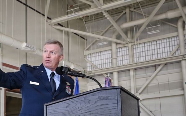 349th Air Mobility Wing Welcomes New Commander During Assumption of Command Ceremony