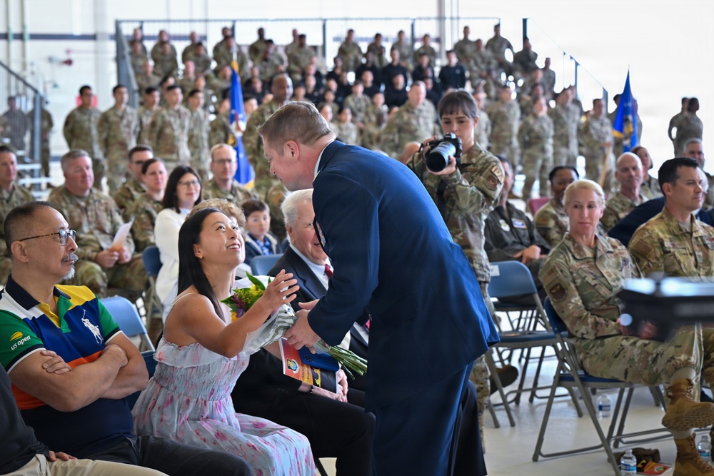 349th Air Mobility Wing Welcomes New Commander During Assumption of Command Ceremony
