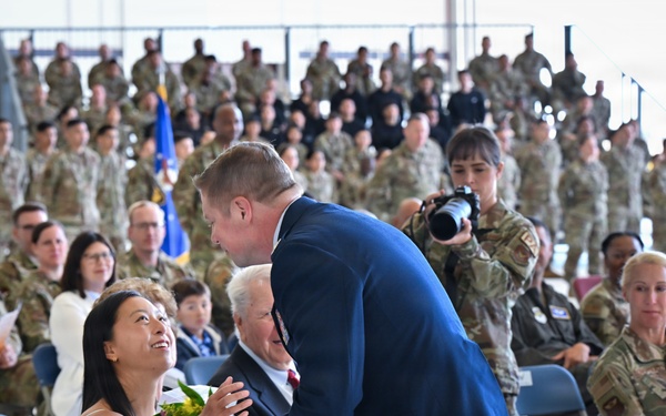 349th Air Mobility Wing Welcomes New Commander During Assumption of Command Ceremony