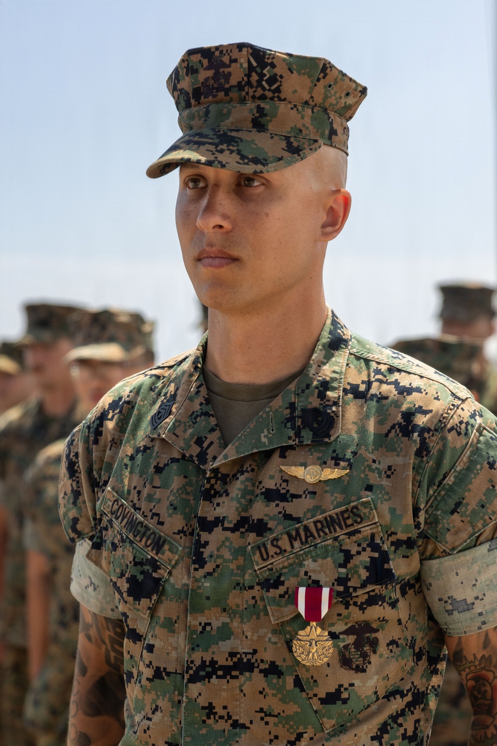 HQ Bn., 1st MARDIV holds frocking ceremony