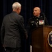 Lt. Gen. Matos hosts U.S. Rep Steve Womack at an indoor Evening Parade