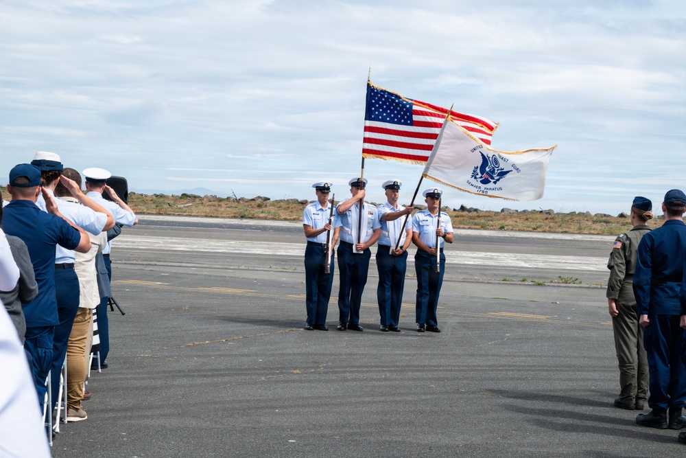 U.S. Coast Guard Air Station Port Angeles holds change of command ceremony