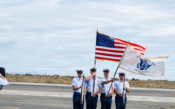 U.S. Coast Guard Air Station Port Angeles holds change of command ceremony