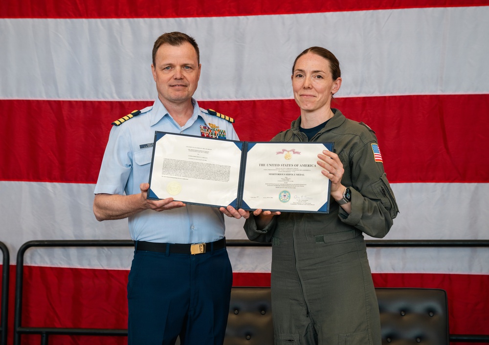 U.S. Coast Guard Air Station Port Angeles holds change of command ceremony