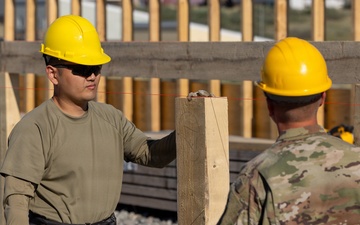 New York Army National Guard Engineers Construct Roof in Greenland