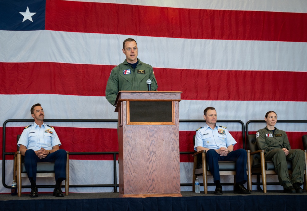 U.S. Coast Guard Air Station Port Angeles holds change of command ceremony