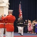 Lt. Gen. Matos hosts U.S. Rep Steve Womack at an indoor Evening Parade