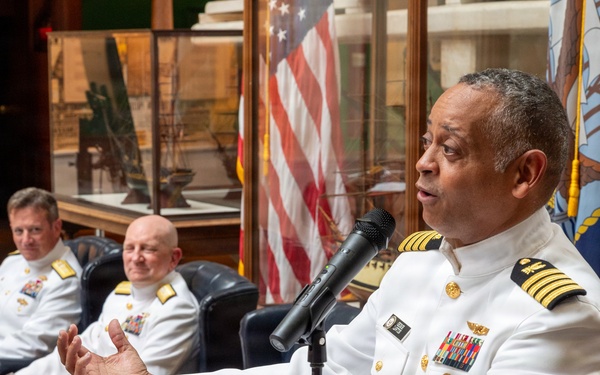 Cmdr. George Lawton promotion ceremony