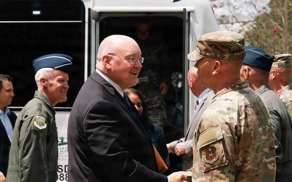 Air University hosts Auburn leaders for partnership discussion