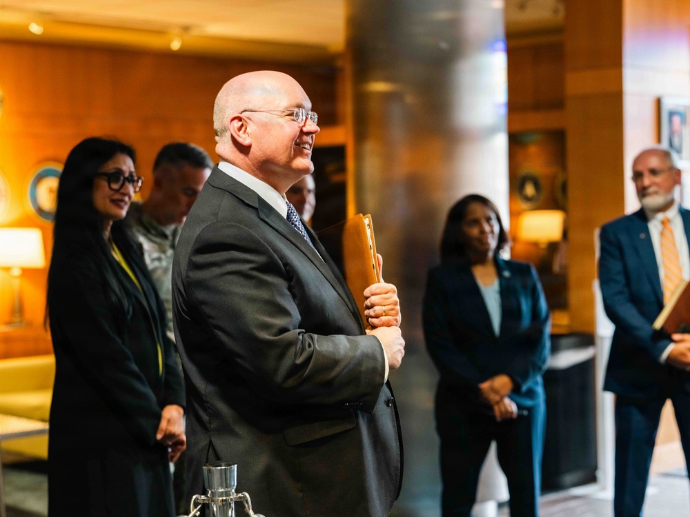 Air University hosts Auburn leaders for partnership discussion