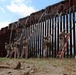 JTF-SB Marines conduct barrier reinforcement operations in Nogales