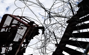 JTF-SB Marines conduct barrier reinforcement operations in Nogales
