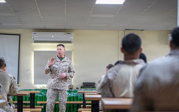 MARCENT Task Force leadership visits U.S. Marines and Sailors in the U.S. Central Command Area of Responsibility