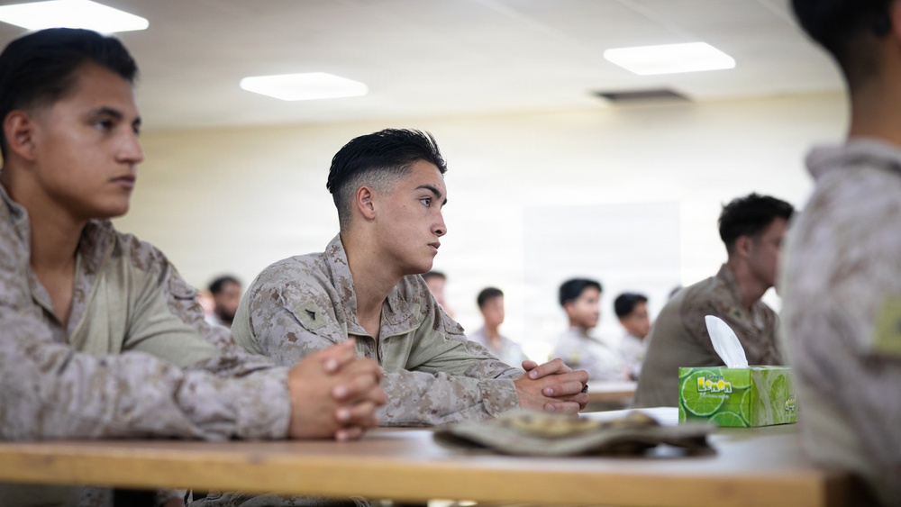 MARCENT Task Force leadership visits U.S. Marines and Sailors in the U.S. Central Command Area of Responsibility