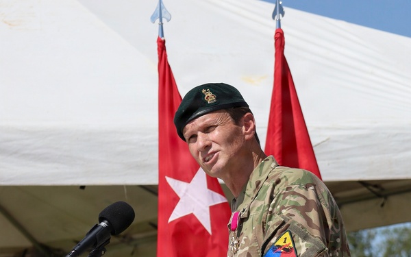1st AD bids farewell to allied partner, welcomes senior leaders