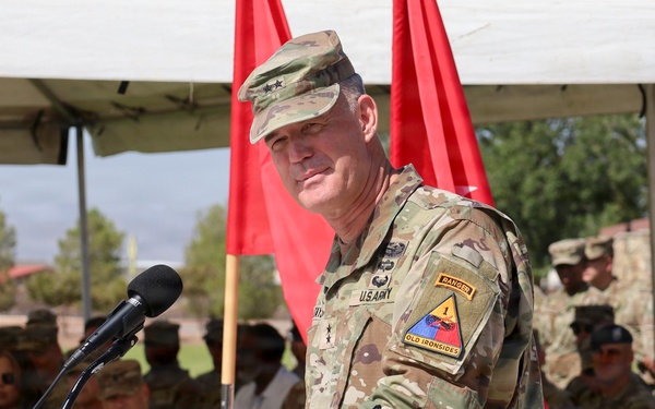 1st AD bids farewell to allied partner, welcomes senior leaders