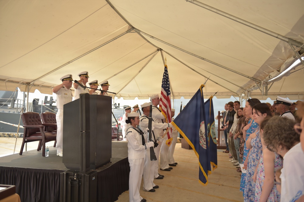USS Gettysburg Change of Command