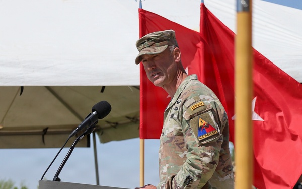 1st AD bids farewell to allied partner, welcomes senior leaders