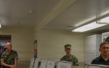Acting SECNAV and Congressional Delegation visit MCBH Barracks