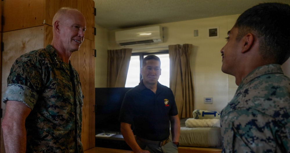 Acting SECNAV and Congressional Delegation visit MCBH Barracks
