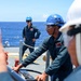 Deck division conducts anchoring evolution aboard USS Decatur during RIMPAC
