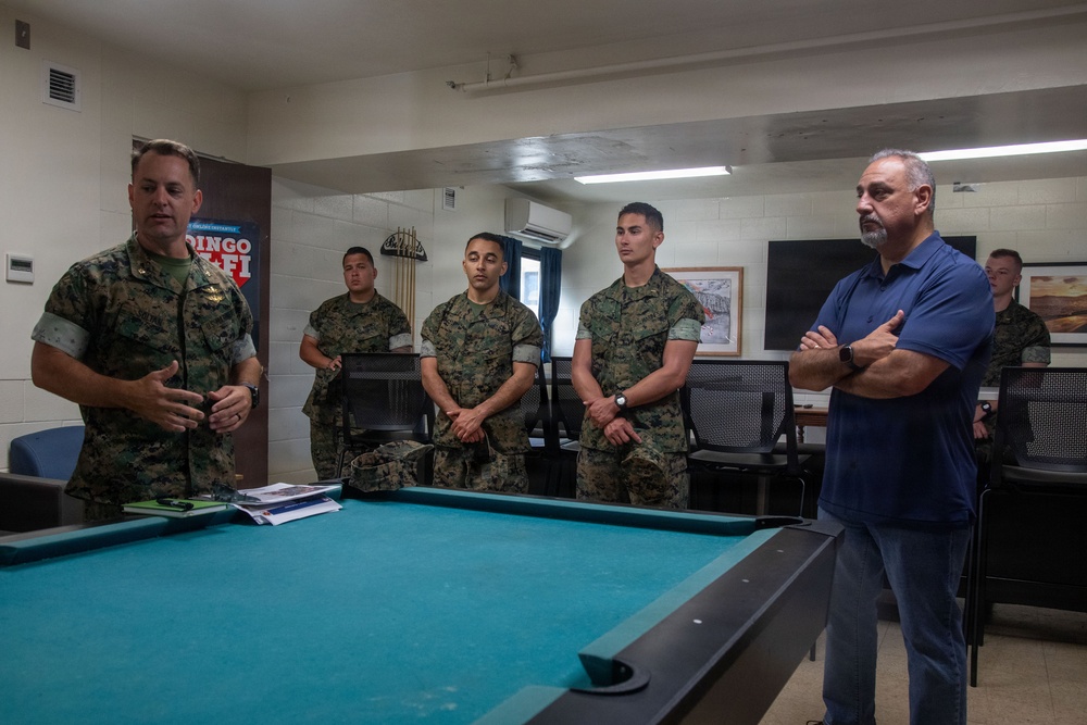 Acting Secretary of the Navy barracks tours MCBH