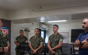 Acting Secretary of the Navy barracks tours MCBH