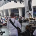 Navy Band Southeast performs in the Military Appreciation Game Concert at LoanDepot Stadium in Miami, Florida