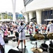 Navy Band Southeast performs in the Military Appreciation Game Concert at LoanDepot Stadium in Miami, Florida