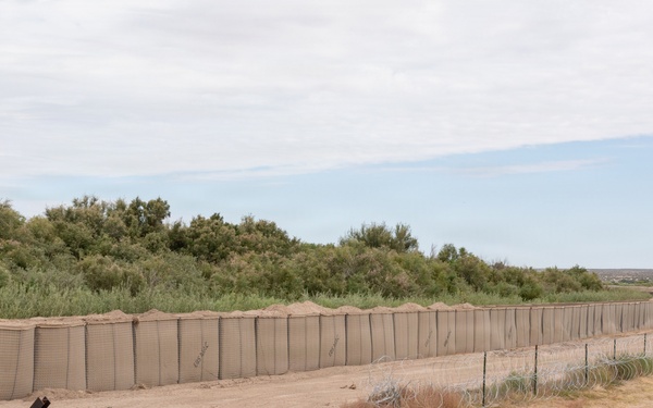 Installation of fortifications and HESCO barriers in NDA 2