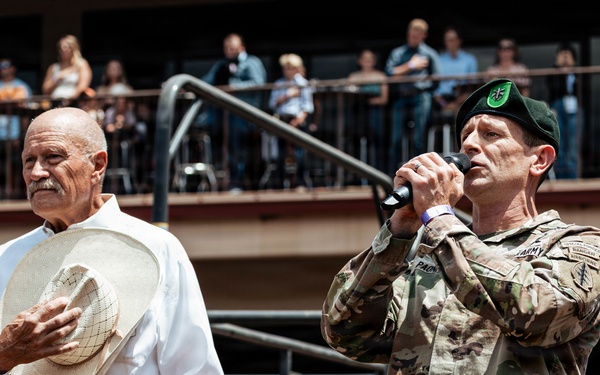 Military Family Day at the Pikes Peak or Bust Rodeo honors 10th SFG (A)