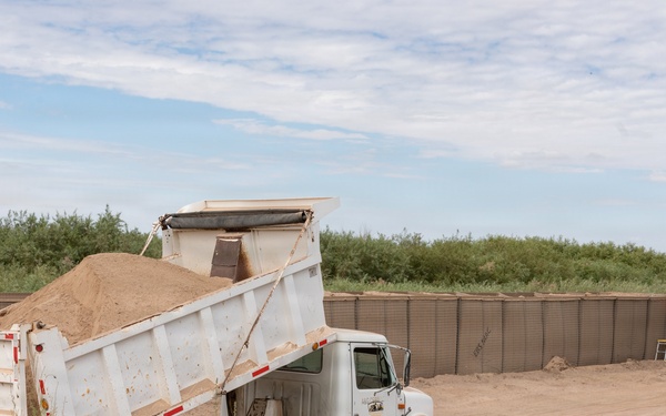 Installation of fortifications and HESCO barriers in NDA 2