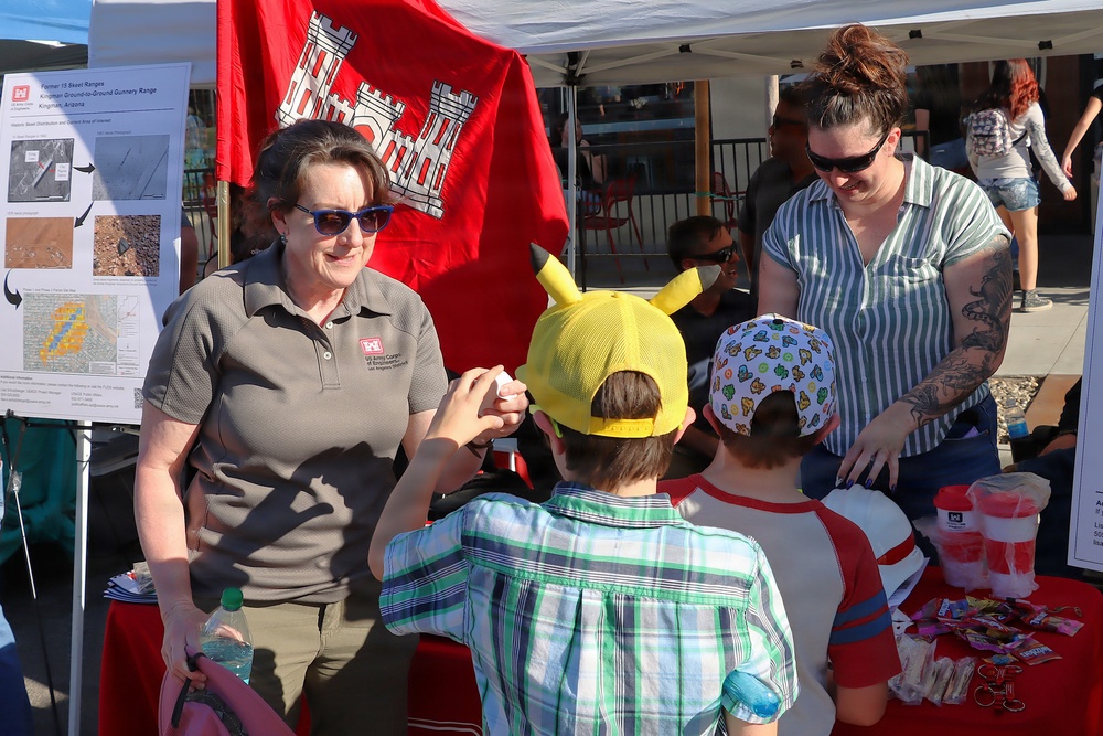 District sets up FUDS booth during Kingman First Friday Event