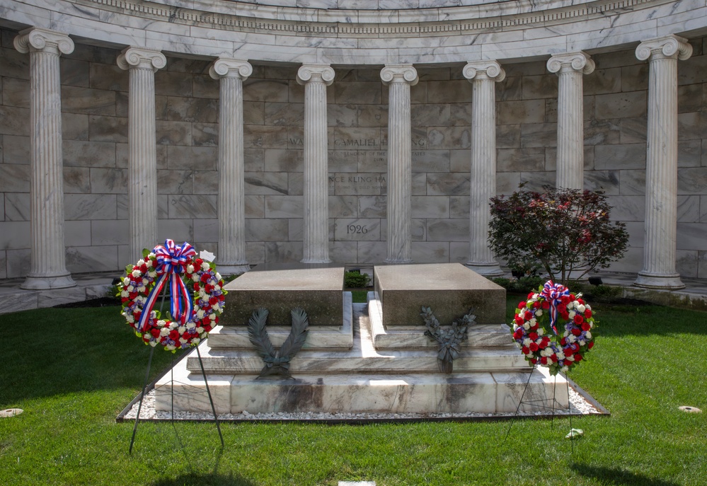 Hometown honors former President Warren G. Harding with ceremony